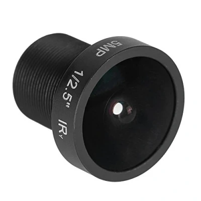 Afbeelding van 2,1 mm cameralens, 180 graden groothoek vervangende lens, HD IR CCTV lens voor IP bewakingscamera, 5,0 megapixel, M12 x 0,5