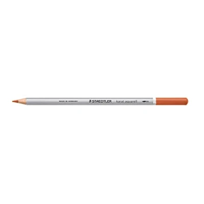 Afbeelding van Staedtler 125 49 karaat aquarel kleurstift, waterverfbaar, 6 stuks in kartonnen etui, oranje