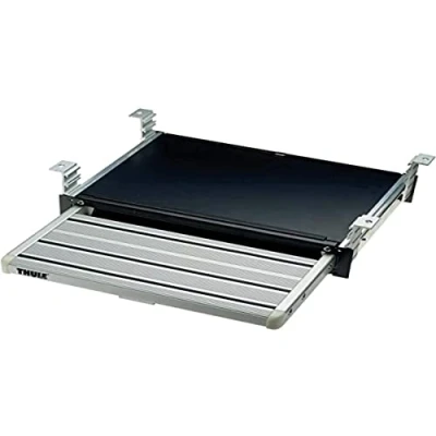 Afbeelding van Thule Omni Step Slide Out Manual Opstaptrede Caravan Grijs Opstapjes