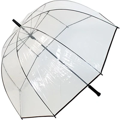 Afbeelding van Transparentschirme Luxe klokkenparaplu, Transparant, maat XXL103 cm, groot, 103, 103