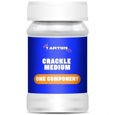 Afbeelding van 7 Artists Crackle Medium Acryl 100 ml Vernis Lak Gebarsten Effectlak Craquelévernis Middelmatige Craquelé