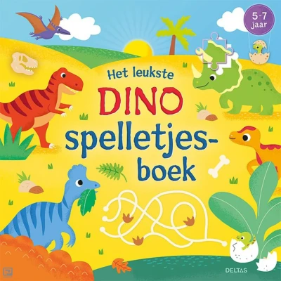 Afbeelding van Deltas Het leukste Dino spelletjesboek