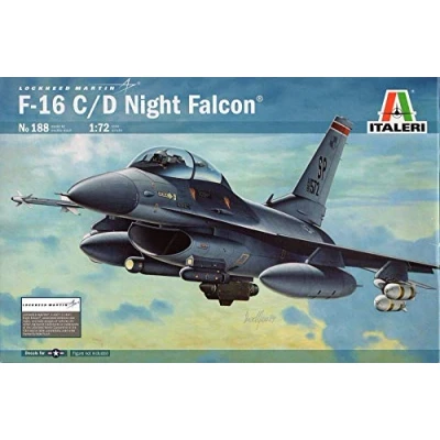 Afbeelding van TAMIYA Italeri 510000188 1:72 F 16 C/D Nachtvalk