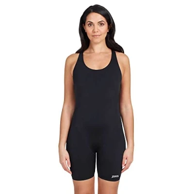 Afbeelding van Zoggs Dames Cottesloe Legsuit Badmode, Zwart, 34, 38