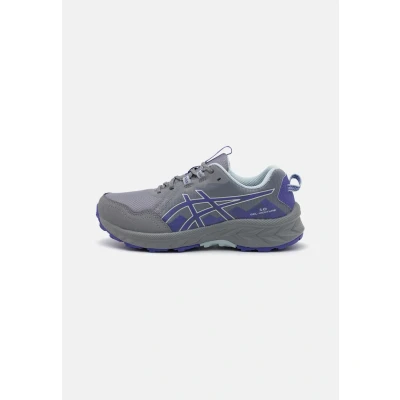 Afbeelding van Asics Gelventure 10 Trail hardloopschoenen, Dames, Maat: 37, Gravel/blue violet Textiel/ synthetisch