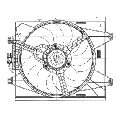 Afbeelding van NRF Ventilatorwiel motorkoeling 47655