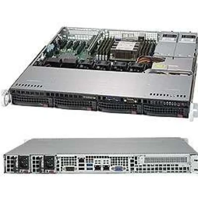 Afbeelding van Supermicro SuperChassis 813MFTQC R407CB Rack 400W Zwart computerbehuizing