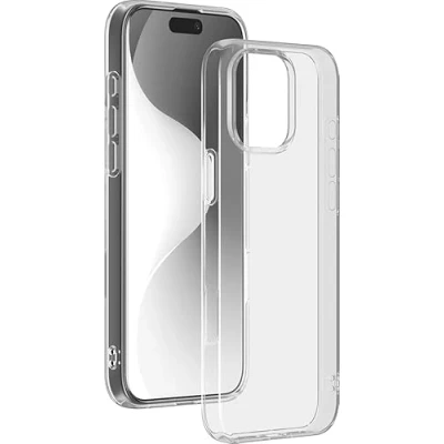 Afbeelding van Bigben Connected, Hoesje Geschikt voor Apple iPhone 16 Pro Max Zacht SiliSoft Anti vergeling, Transparant