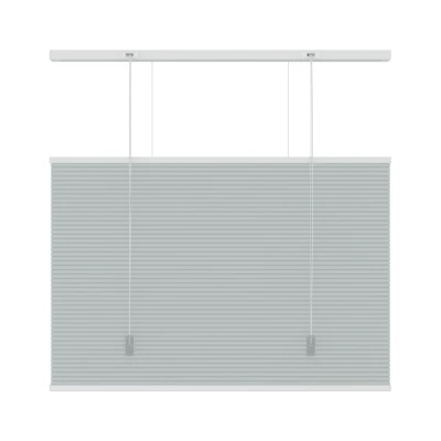 Afbeelding van Plissegordijn Honingraat 25 mm Smart Top Down Bottom up Lichtdoorlatend Light grey 120x220 (Grijs)