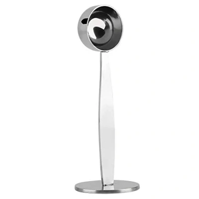 Afbeelding van Mavis Laven Twee in één Koffie Lepel Bonen Poeder Presser, Dual Purpose Espresso Tamper en Maatlepel Roestvrij Staal Tamping Het meten van Koffiebonen Scoop