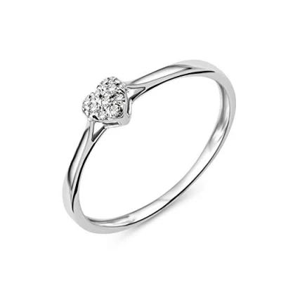 Afbeelding van Miore Damen 9 k (375) karaats, witgoud Diamant
