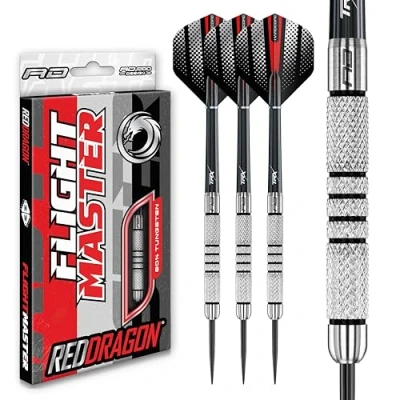 Afbeelding van RED DRAGON Valiant Flightmaster: Steeltip Tungsten Dartpijlen Professioneel 23 gram