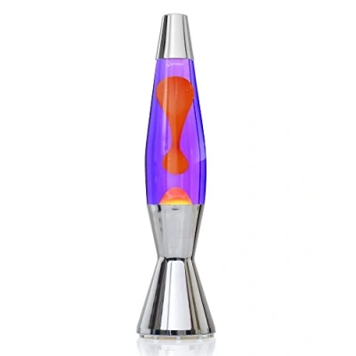 Afbeelding van Mathmos Astro Baby Lavalamp Violet/Oranje