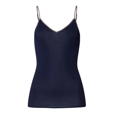 Afbeelding van Hanro Top &#039; Cotton Seamless navy