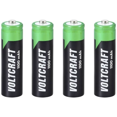 Afbeelding van VOLTCRAFT HR06 Oplaadbare AA batterij (penlite) NiMH 1100 mAh 1.2 V 4 stuk(s)
