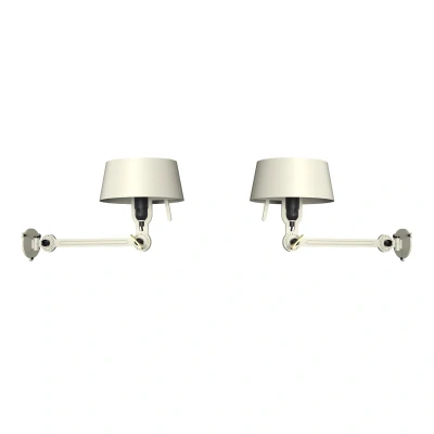Afbeelding van Tonone Bolt Bed Underfit wandlamp install set van 2 Ash Grey