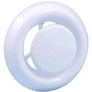Afbeelding van Nedco afzuigventiel 4 standen Ø 100/125 mm klem wit