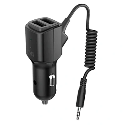 Afbeelding van Autolader met Bluetooth ontvanger, zwart
