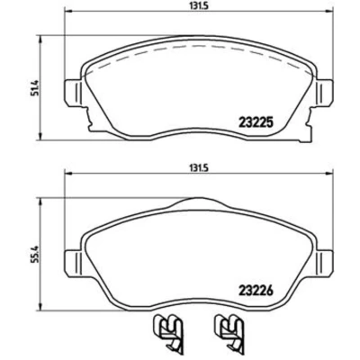 Afbeelding van Brembo Remblokset P 59 036