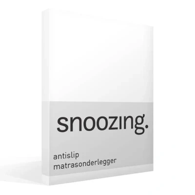 Afbeelding van Snoozing Antislip Matrasonderlegger Tweepersoons 120x200 cm Wit