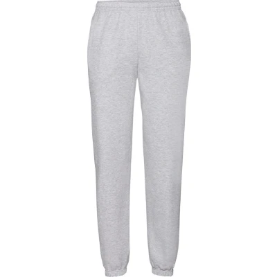Afbeelding van Fruit Of The Loom Heren Elastische Manchet Trainingsbroek / Joggingbroek (Heather Grijs) Maat M