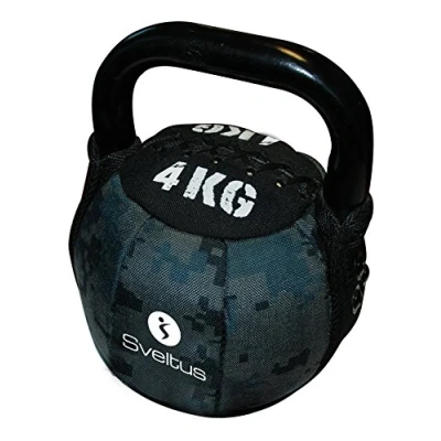 Afbeelding van Sveltus Soft Kettlebell 4 kg krachttraining bootcamp gewichten neopreen halter