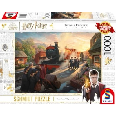 Afbeelding van Schmidt Spiele 58428 Thomas Kinkade, Wizarding World, Harry Potter, Hogwarts Express, puzzel met 1000 stukjes, kleurrijk