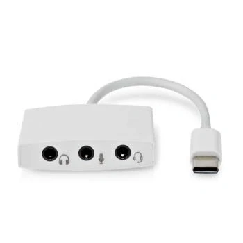 Afbeelding van USB C audio splitter Nedis