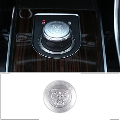 Afbeelding van Fit voor Jaguar Auto Interieur Decoratie Versnellingspook Knop Panel Frame Cover XF XE XJ XJL F Pace 2016 Shift Knoppen Sticker