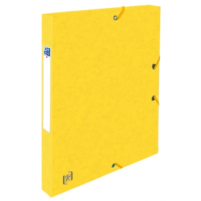 Afbeelding van Elastobox Oxford Top File+ A4 25mm geel