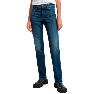 Afbeelding van G STAR Strace Straight leg jeans, Dames, Maat: 31x32, Worn in blizzard