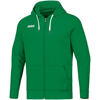 Afbeelding van Jas met kap Base Sportgroen / 164