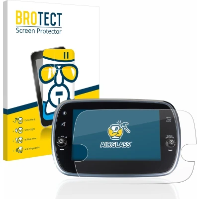 Afbeelding van BROTECT Screenprotector voor Fiat 500 Abarth Uconnet 7&quot; Folie Beschermfolie Beschermglas transparant