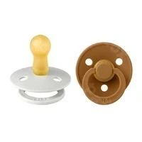 Afbeelding van BiBS Colour Pacifier Stage 2 Fopspeen stuks Haze / Caramel