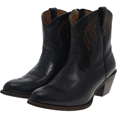 Afbeelding van DARLIN dames western enkellaars zwart