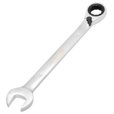 Afbeelding van DAKCOS Vaste kop Omkeerbare Ratelsleutel 14mm Ratcheting Combinatiesleutel Chroom Vanadium Staal