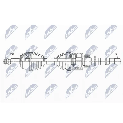 Afbeelding van Aandrijfas NTY NPW NS 114