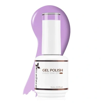 Afbeelding van Nicedeco Neon Gel Nagellak Semi permanent Gellak UV/LED Soak Off Violet Kleur Translucent Polish 15ML 010