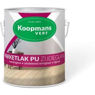 Afbeelding van Koopmans Parketlak PU Zijdeglans 2,5 ltr Huis &amp; Interieur
