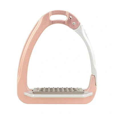 Afbeelding van Acavallo Stijgbeugels Arena Alu Plus 2.0 Met Strass AntiqueRose/Alu