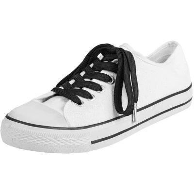 Afbeelding van Platte schoenveters Sneaker veters Kleur: Zwart Lengte: 120cm Breedte: 10mm