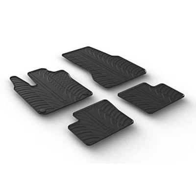 Afbeelding van Gledring Rubbermatten passend voor Smart ForFour 453 2014 (T profiel 4 delig + montageclips)