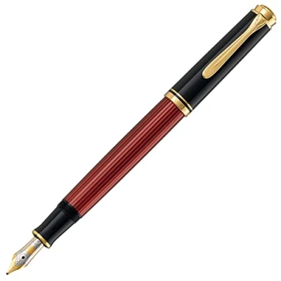 Afbeelding van Pelikan Souverän M600 Black Red FP B