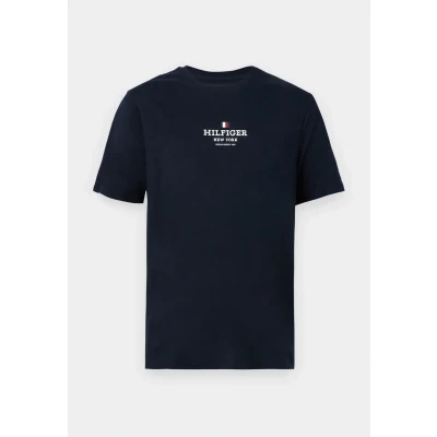 Afbeelding van Tommy Hilfiger TEE Unisex Tshirt print, Maat: Small, Desert sky