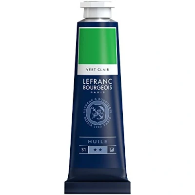 Afbeelding van Lefranc Bourgeois 810029 Fijne olieverf, gladde en sterk gepigmenteerde lichtecht, verouderingsbestendig 40ml Tube, Light Green