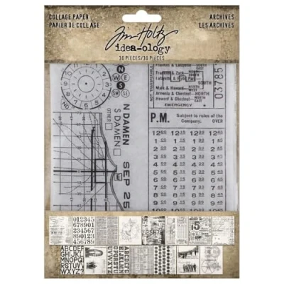 Afbeelding van Idea ology Tim Holtz Collage Paper Archives (TH94366)