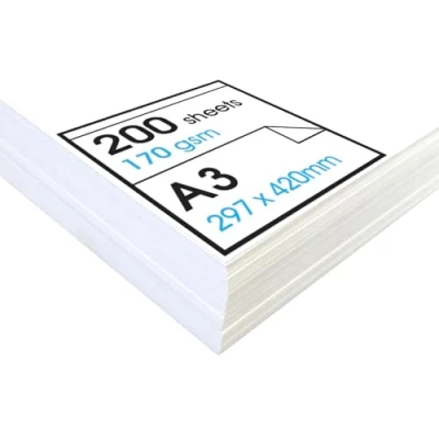Afbeelding van Artway Studio A3 Cartridge Papier voor Tekenen Ideaal droge kunsttoepassingen 170gsm (200 Vellen)