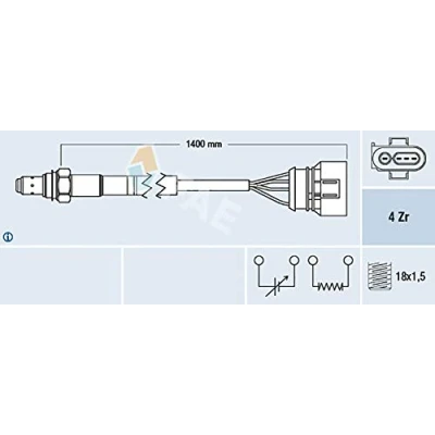 Afbeelding van Fae Lambda sonde 77461