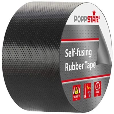 Afbeelding van Poppstar Zelfdichtende Universele Isolatietape en Afdichtingstape, LxBxH 5m x 50mm 0,76mm, zwart