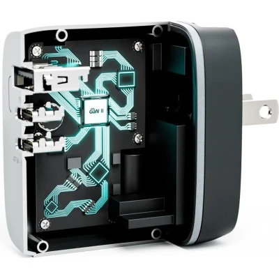 Afbeelding van Alogic 3X67 Rapid Power 67W Multi Country GaN Charger Space Grey